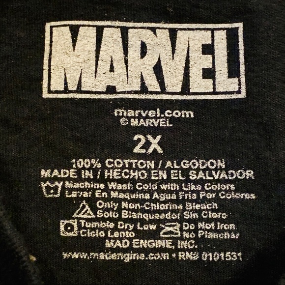 Marvel Deadpool Mens logo graphic tee shirt XXL - Picture 3 of 4